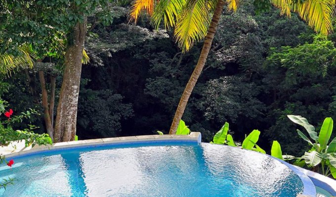 Location villa à Tobago bed and breakfast avec piscine vue mer - Parlatuvier - Caraibes -