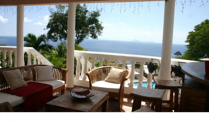 Location Villa de Luxe à St Barth avec piscine privée et Vue Mer - Colombier - Caraibes - Antilles Françaises