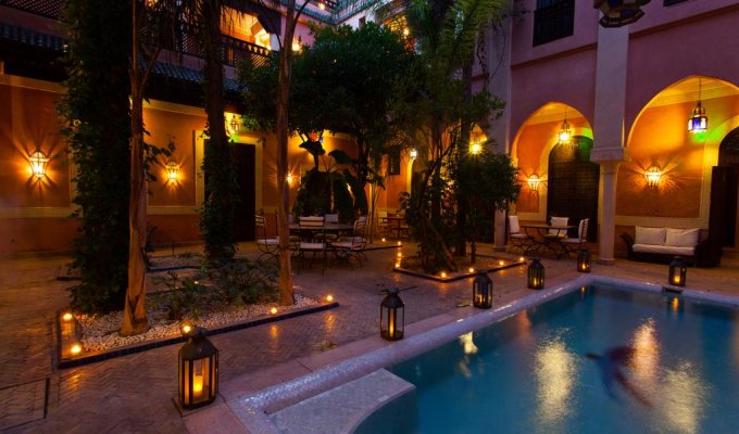Chambre Riad de luxe à Marrakech 