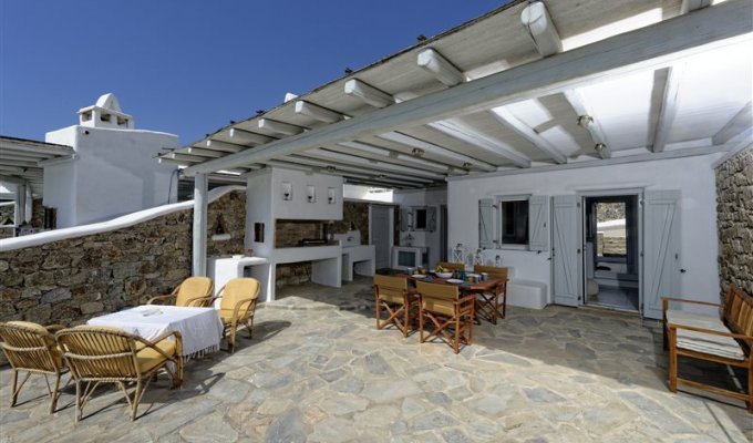 Mykonos Location villa vacances Grece proche de la plage Kalafatis