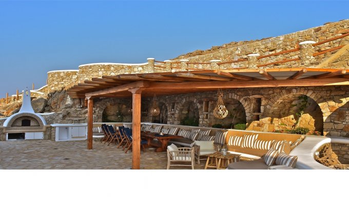 Grece Location Villa Mykonos avec piscine et à 500m de la plage