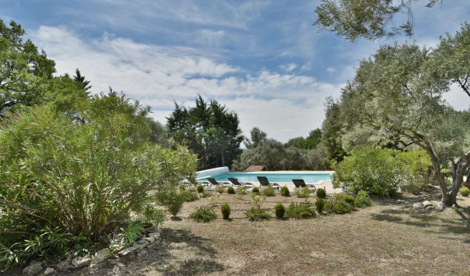 Provence location villa luxe Luberon avec piscine privee chauffee 