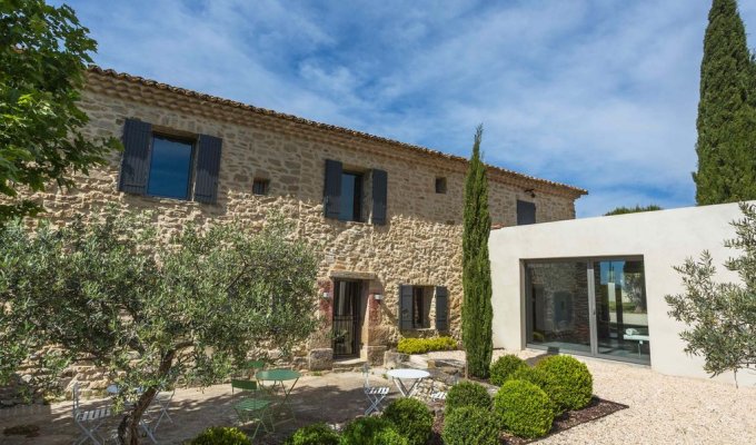 Mont Ventoux location villa luxe Provence avec piscine privee chauffee