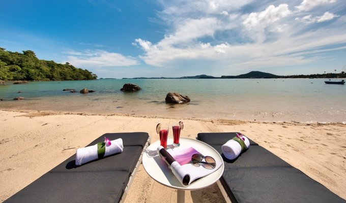 Thailande Location Villa Koh Samui sur la plage de Bo Phut avec piscine privée et Personnel