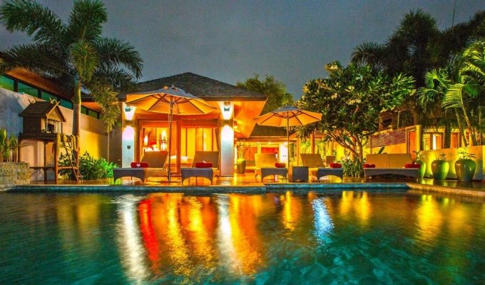 Thailande Location Villa Koh Samui sur la plage avec piscine privée et Personnel