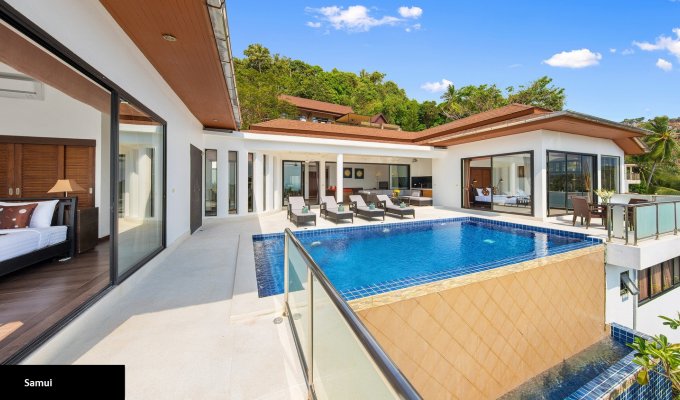 Thailande Location Villa à Koh Samui avec piscine privée à 2km de la plage de Lamai