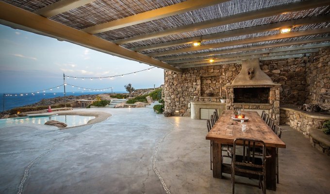 Grece Mykonos Location Villa de Luxe avec vue mer et piscine privée