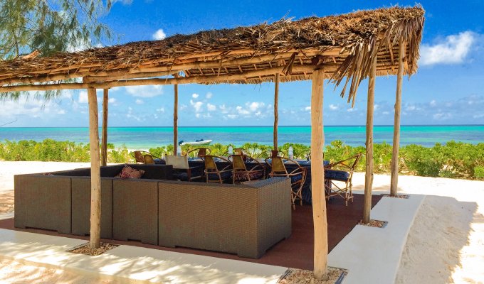 Location Villa Zanzibar Matemwe sur la plage avec piscine privée et personnel