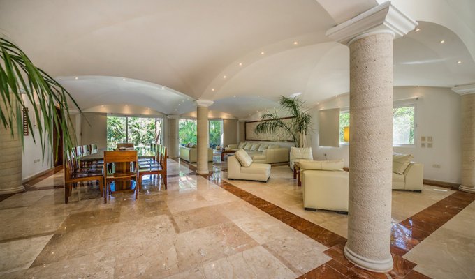 Yucatan - Riviera Maya Location villa à Puerto Aventuras située sur le Golf avec piscine privée et personnel