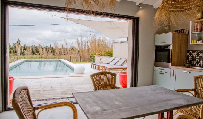 Alpilles Fontvielle location villa luxe Provence avec piscine privee