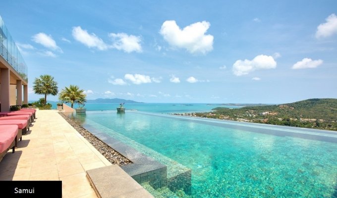 Thailande Location Villa à Koh Samui avec piscine privée et Personnel