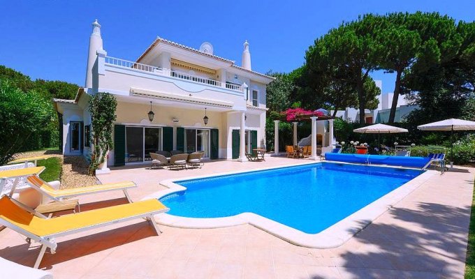 Location Villa Portugal Vale do Lobo sur le golf avec piscine chauffée et proche de la plage, Algarve