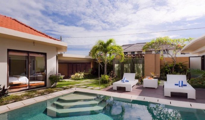 Indonesie Bali Location Villa Umalas proche de la plage avec piscine privée et personnel