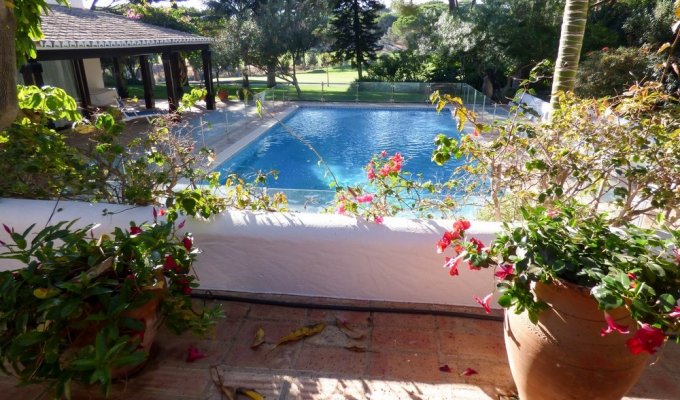 Location Villa Luxe Portugal Quinta do Lago avec piscine chauffée sécurisée et vue sur le golf, Algarve