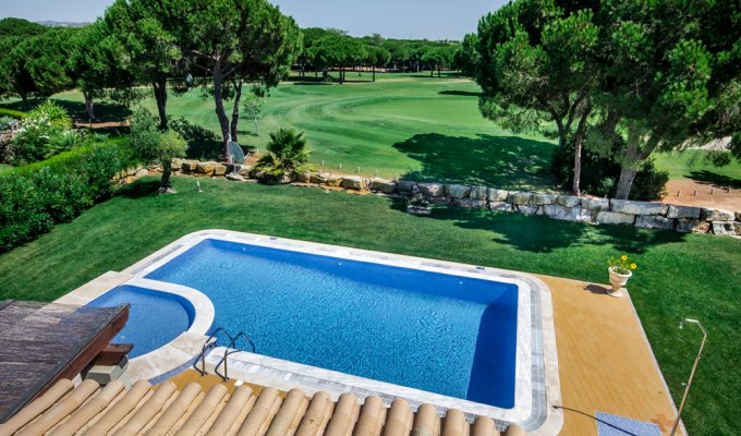 Location Villa Portugal Algarve Vilamoura bordant le parcours de Golf