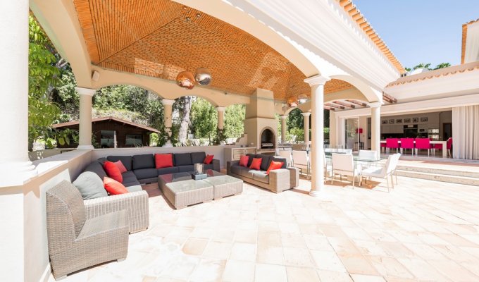 Location Villa Luxe Portugal Quinta do Lago avec piscine chauffée & personnel et vue sur le golf, Algarve
