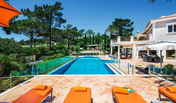 Location Villa Luxe Quinta do Lago avec piscine chauffée et vue sur le parcours de Golf, Algarve