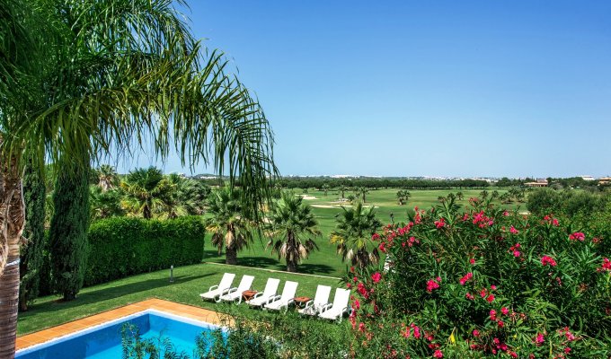 Location Villa Luxe Algarve Vilamoura avec vue sur le terrain de Golf  et à 5mns de la plage