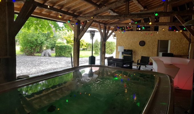 Location maison vacances Champagne jacuzzi privé proche Lac du Der