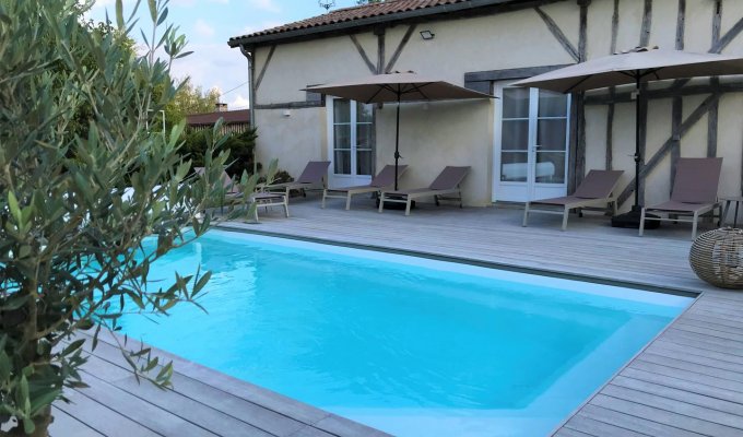 Location Maison vacances en Champagne jacuzzi et piscine extérieure privée proche Lac du De