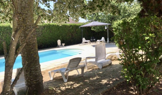 Location Maison vacances Champagne piscine privée ext magasins d usines Troyes proche Lacs et Nigloland