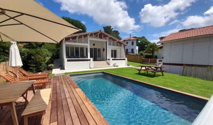 location villa Arcachon piscine