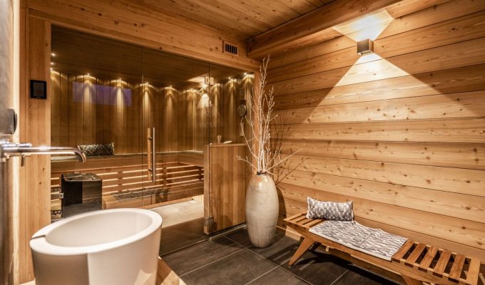 Location Chalet Luxe Serre Chevalier proche des pistes avec sauna et service de conciergerie
