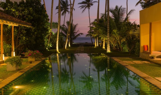 Sri Lanka Location Vacances Villa à  Galle avec piscine privée et personnel inclus au bord de la plage