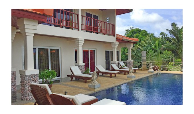 Thailande Location Vacances Villa à  Koh Lanta avec piscine privée et vue sur mer