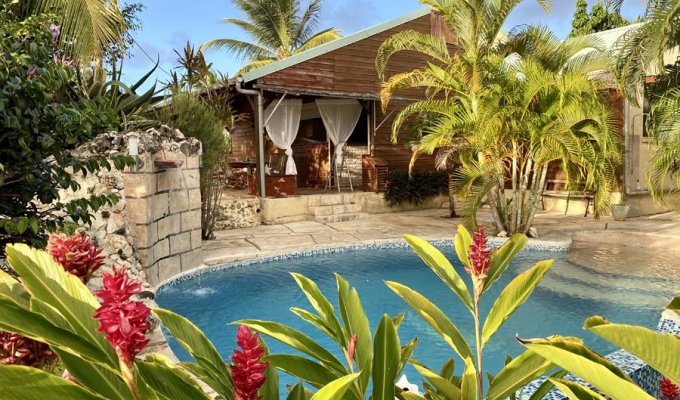 Location villa Guadeloupe Marie Galante avec piscine privée  