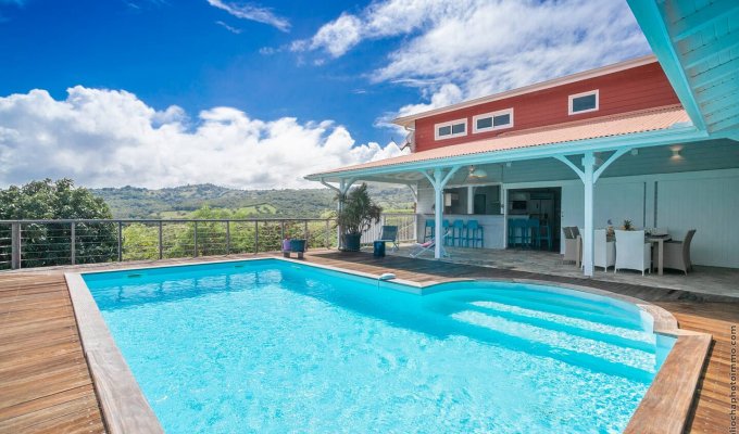 Location Villa Le Vauclin Martinique vue mer piscine privée 