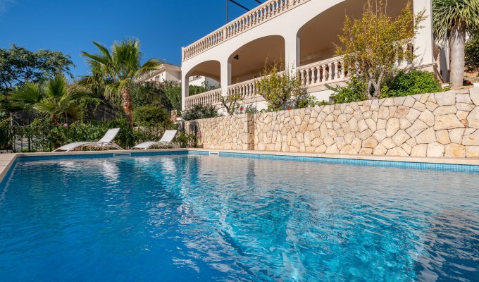 Iles Baléares Location Villa Luxe Majorque Bendinat piscine privée vue mer