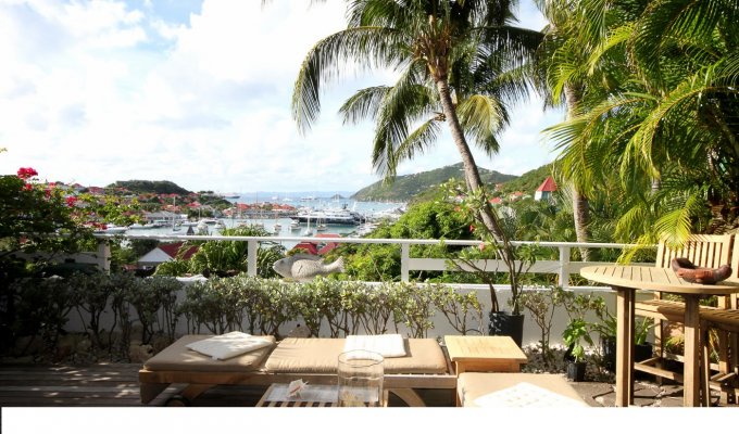 Location Vacances St Barthélémy - Appartement à St Barth surplombant le port de Gustavia - Caraibes - Antilles Françaises