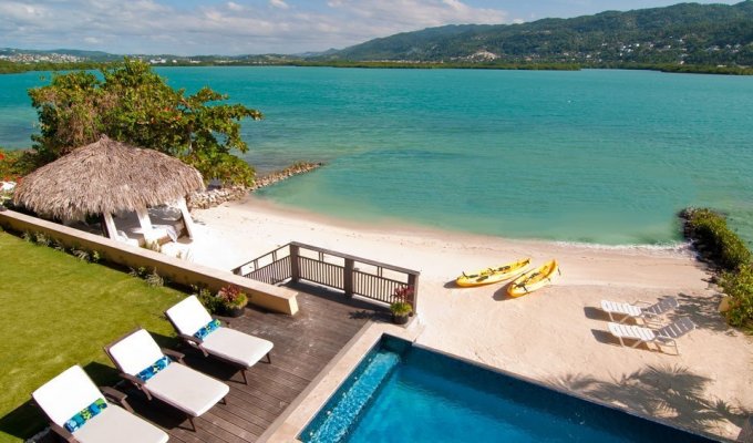 Location Villa de luxe en Jamaique sur la plage à Discovery Bay
