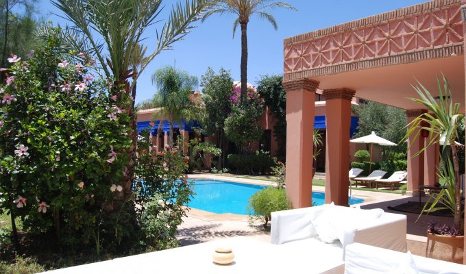 Patio riad de luxe à Marrakech 