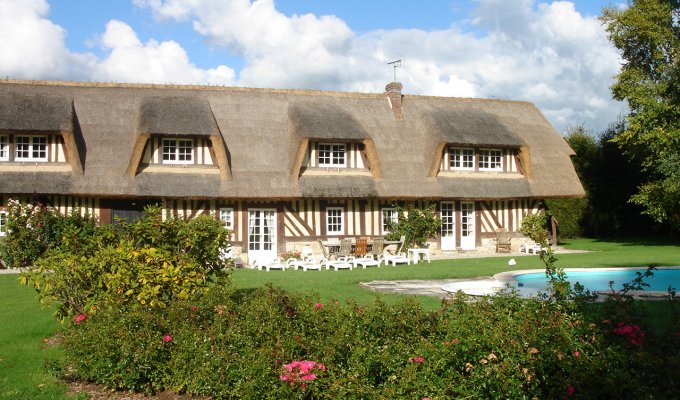Location Villa Deauville piscine privée chauffée
