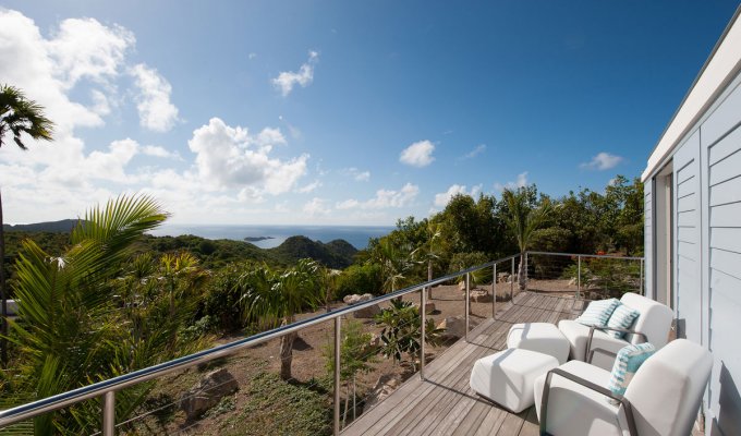 Location Vacances St Barthélémy - Villa vue mer Gouverneur - St Barth - Caraibes - Antilles Françaises