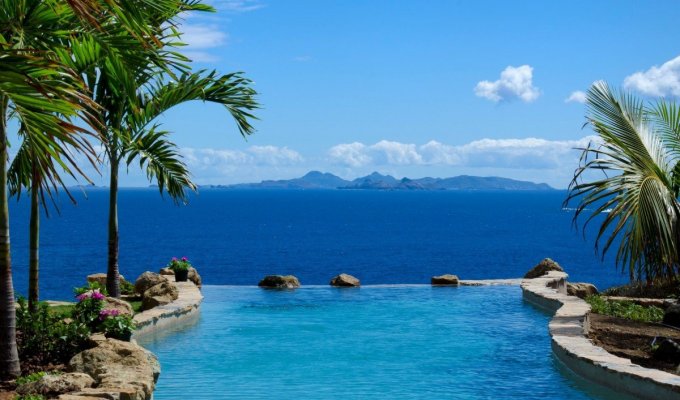 ST MAARTEN Location Vacances - Villa vue mer avec piscine privée - Red Pond - Antilles Neerlandaises- Caraibes