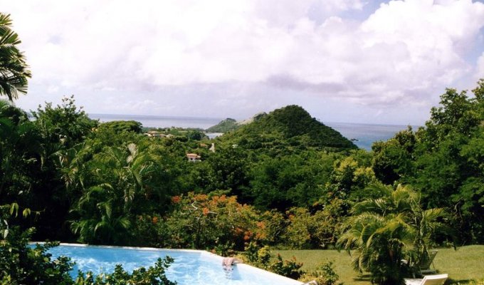 Location villa à sainte Lucie avec vue mer et piscine privée - Cap Estate 