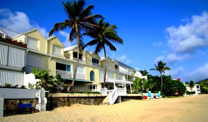 Location vacances d'un appartement en résidence sur la plage de Grand Case, Saint Martin