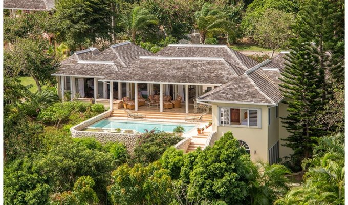 Location villa Jamaique Negril sur la plage piscine privée et jacuzzi dans un Resort