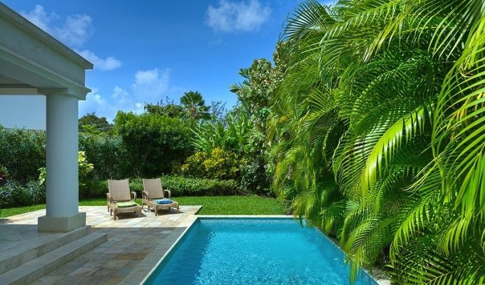 Location villa de luxe ile de la Barbade piscine privée Mullins Bay