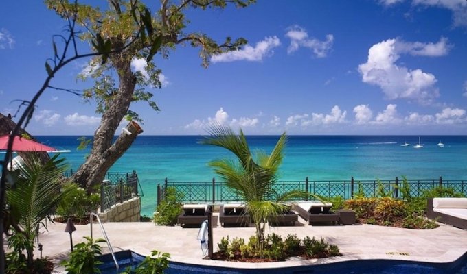 Location luxueux appartement ile de la Barbade en front de mer piscine - St James - Caraibes -