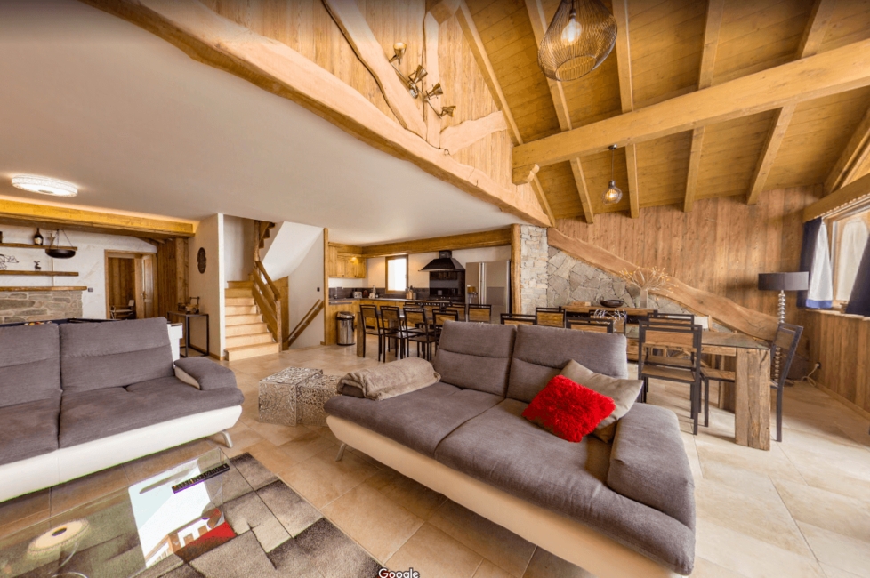 Location chalet luxe aux ménuires station de ski les 3 vallées Désign Cocooning chalet