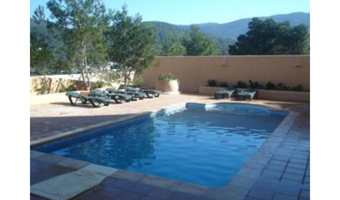 Location villa Ibiza piscine privée bord de mer - Cala Vadella (Îles Baléares)