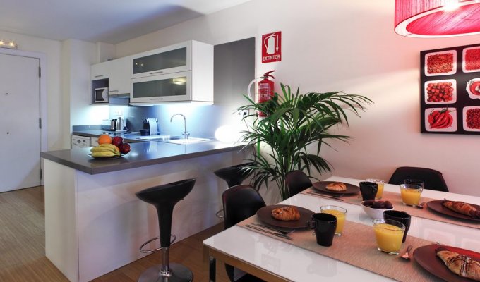 Location appartement barcelone Las Ramblas Wifi climatisation