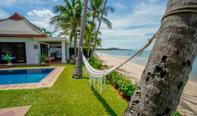 Location Villa Koh Samui sur la plage à Maenam