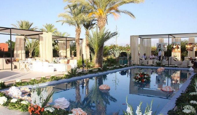 Restaurant  Villa de luxe à Marrakech Pour 24 personnes