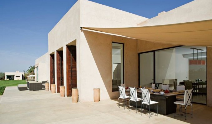 Salon Villa à Marrakech avec piscine