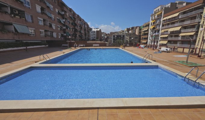 Location appartement barcelone Wifi Plaza España piscine terrasse climatisation